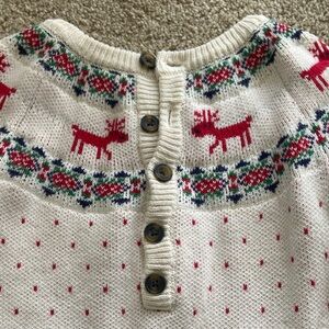 Hannah Andersson sz 2T Festive Reindeer Pattern Sweater set
